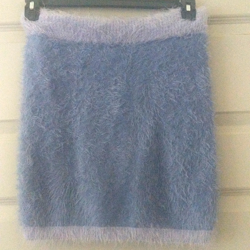 Forever 21 Fluffy Blue Skirt
